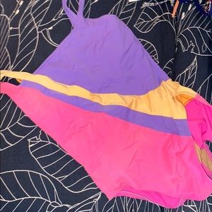 Vintage high rise one piece bathingsuit